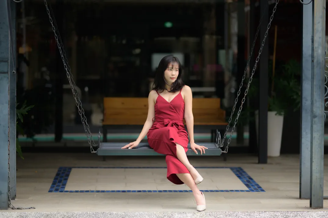 [街拍丝足] NO.217 YoYo 气质连衣长裤高跟  #街拍丝足、美足#[112P]-104