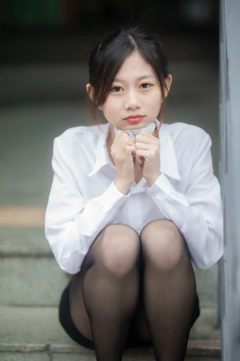 [街拍丝足] NO.128 Dolly Liu OL黑丝高跟美腿 #街拍丝足、美足#[31P]-028