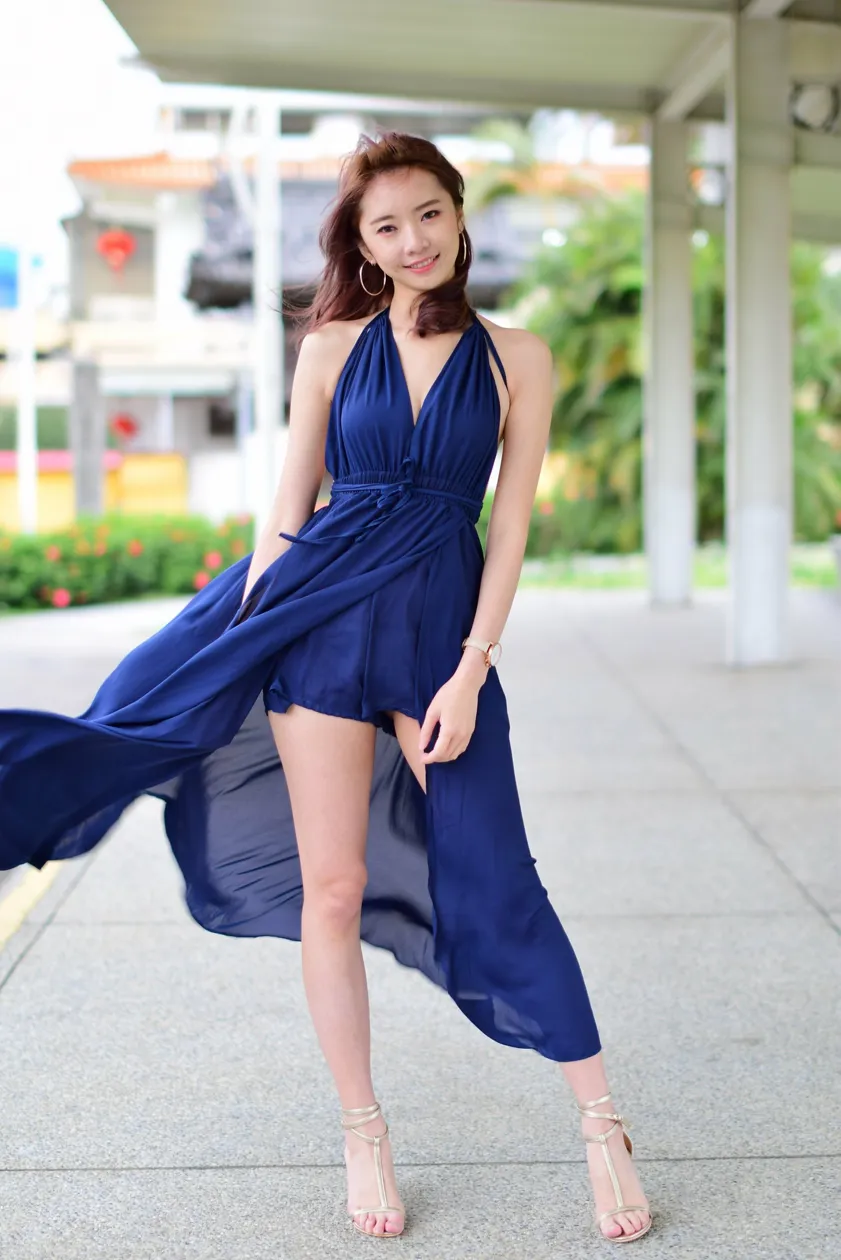 [街拍丝足] NO.178 优宝 高衩长裙凉高美腿 #街拍丝足、美足#[129P]-005