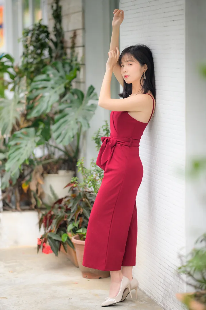 [街拍丝足] NO.217 YoYo 气质连衣长裤高跟  #街拍丝足、美足#[112P]-011