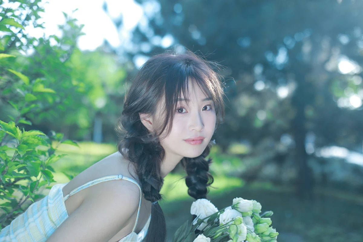 [艺图语]2023.03.10 Vol.3040 花与少女#大萌#[21P]-012