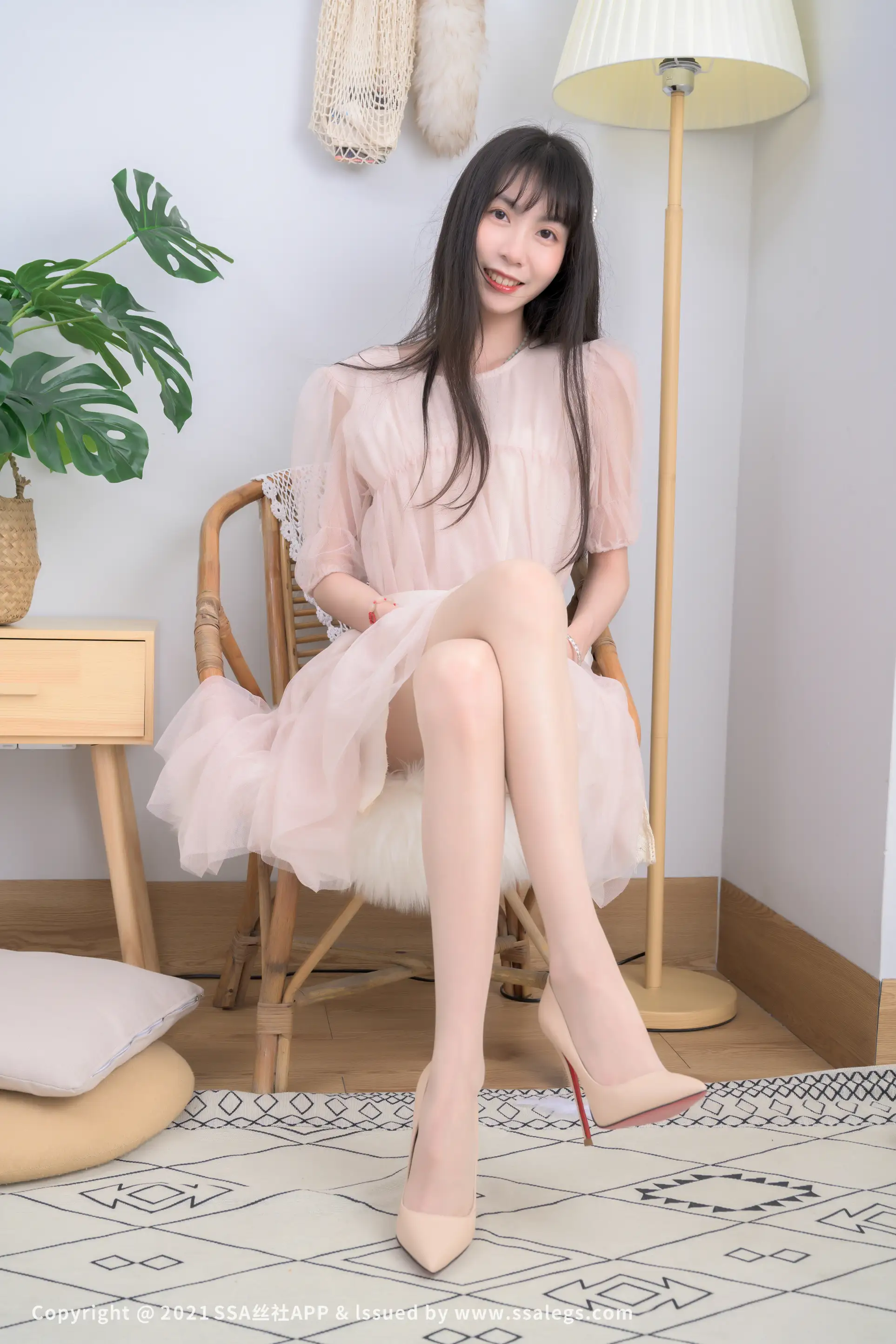[SSA丝社] NO.764 模特团团的肉色油亮开裆丝袜(上)#[124P]-055