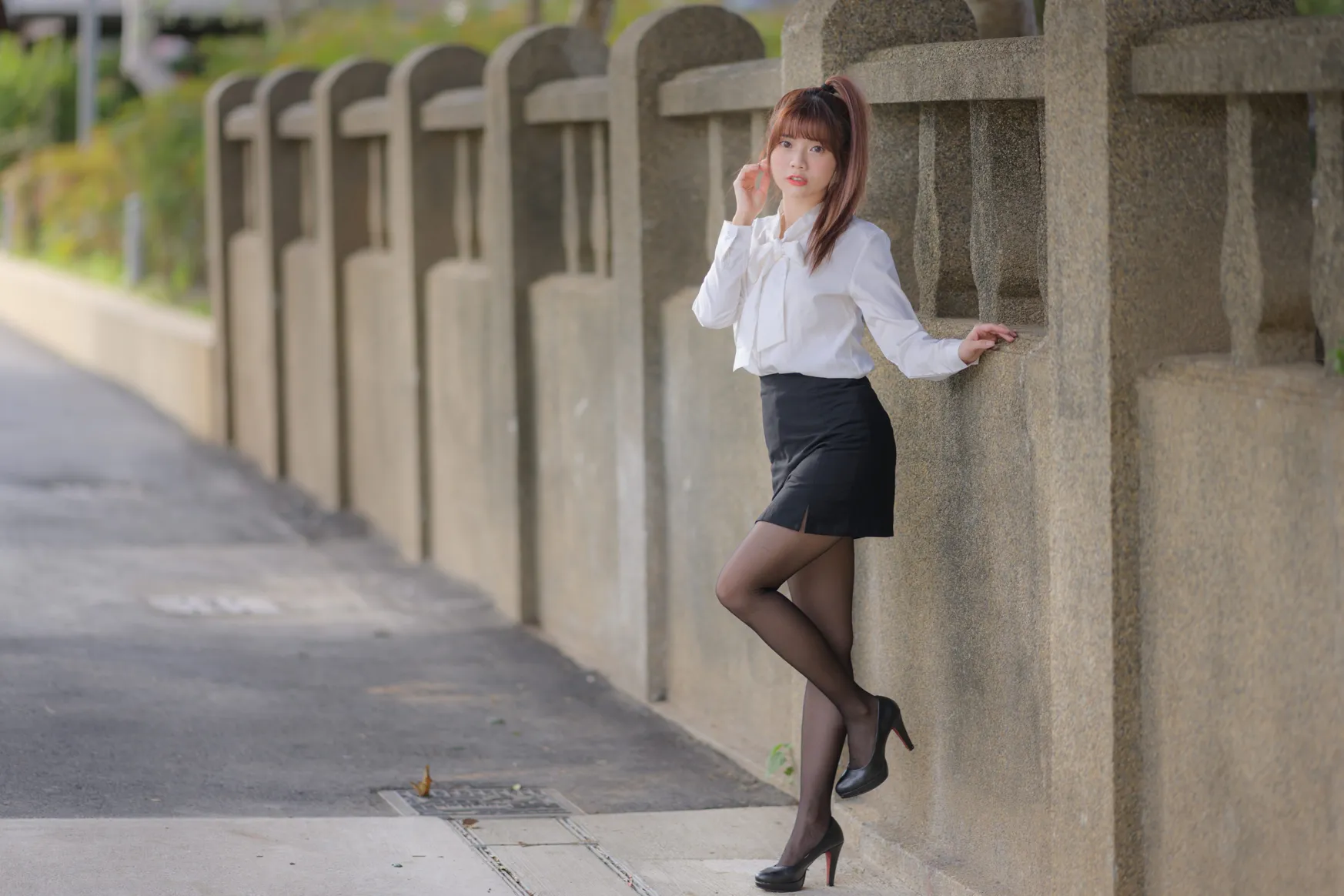 [街拍丝足] NO.237 OL黑丝制服高跟 #街拍丝足、美足#[296P]-003
