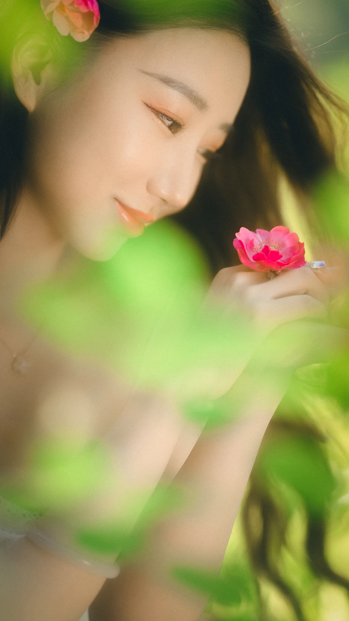 [艺图语]2023.05.20 Vol.3048 蔷薇花下#桃子#[47P]-045