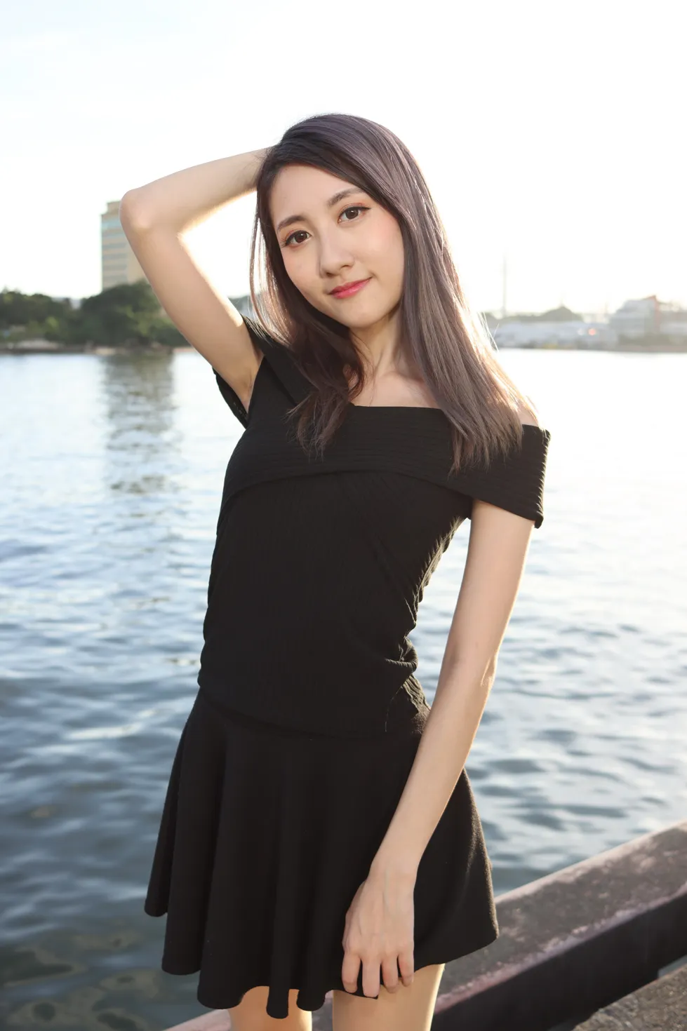 [街拍丝足] NO.140 Elaine Chung 连衣裙丝袜凉高美腿 #街拍丝足、美足#[73P]-060