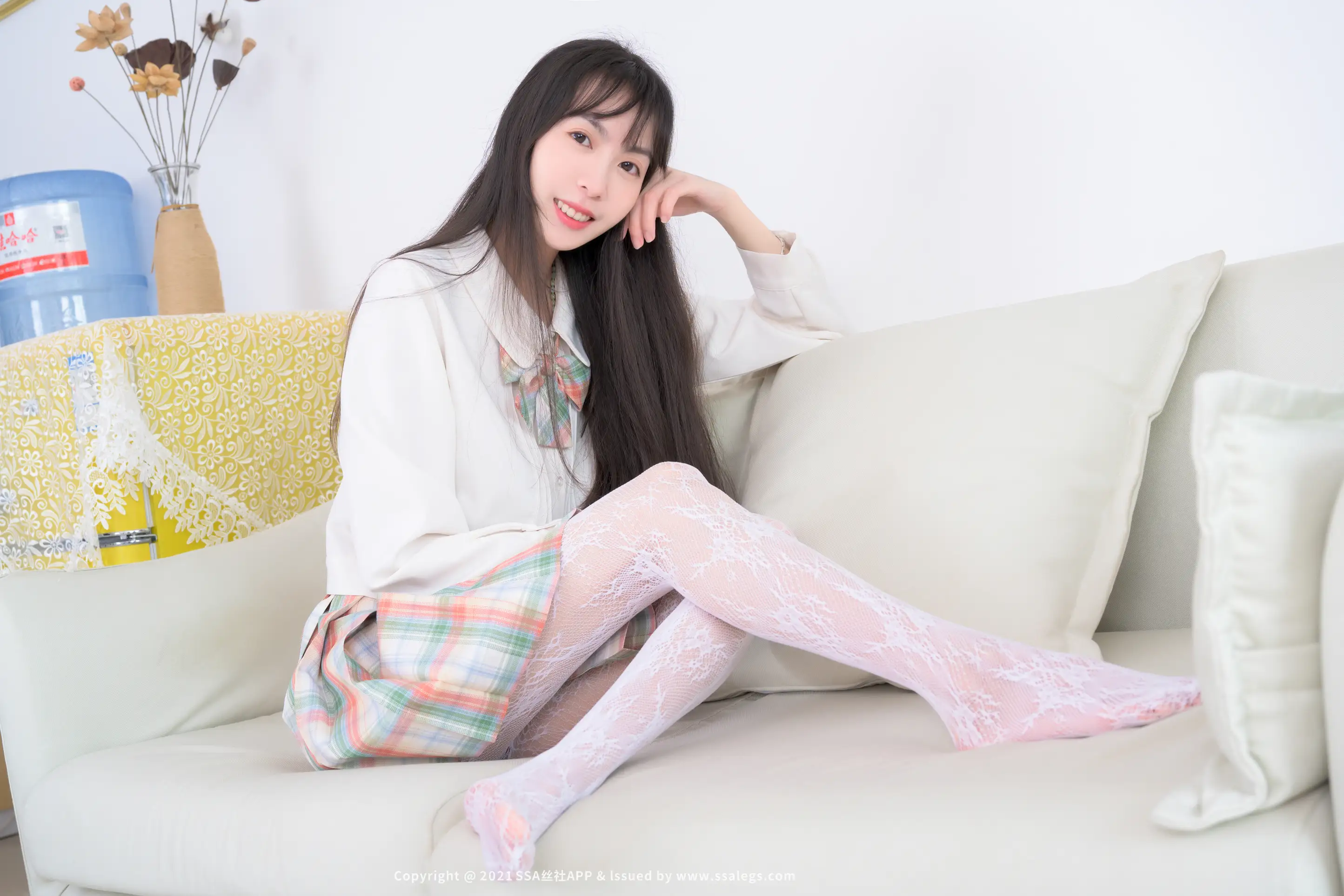 [SSA丝社] NO.677 腿模团团的白色网袜(下)#[109P]-035
