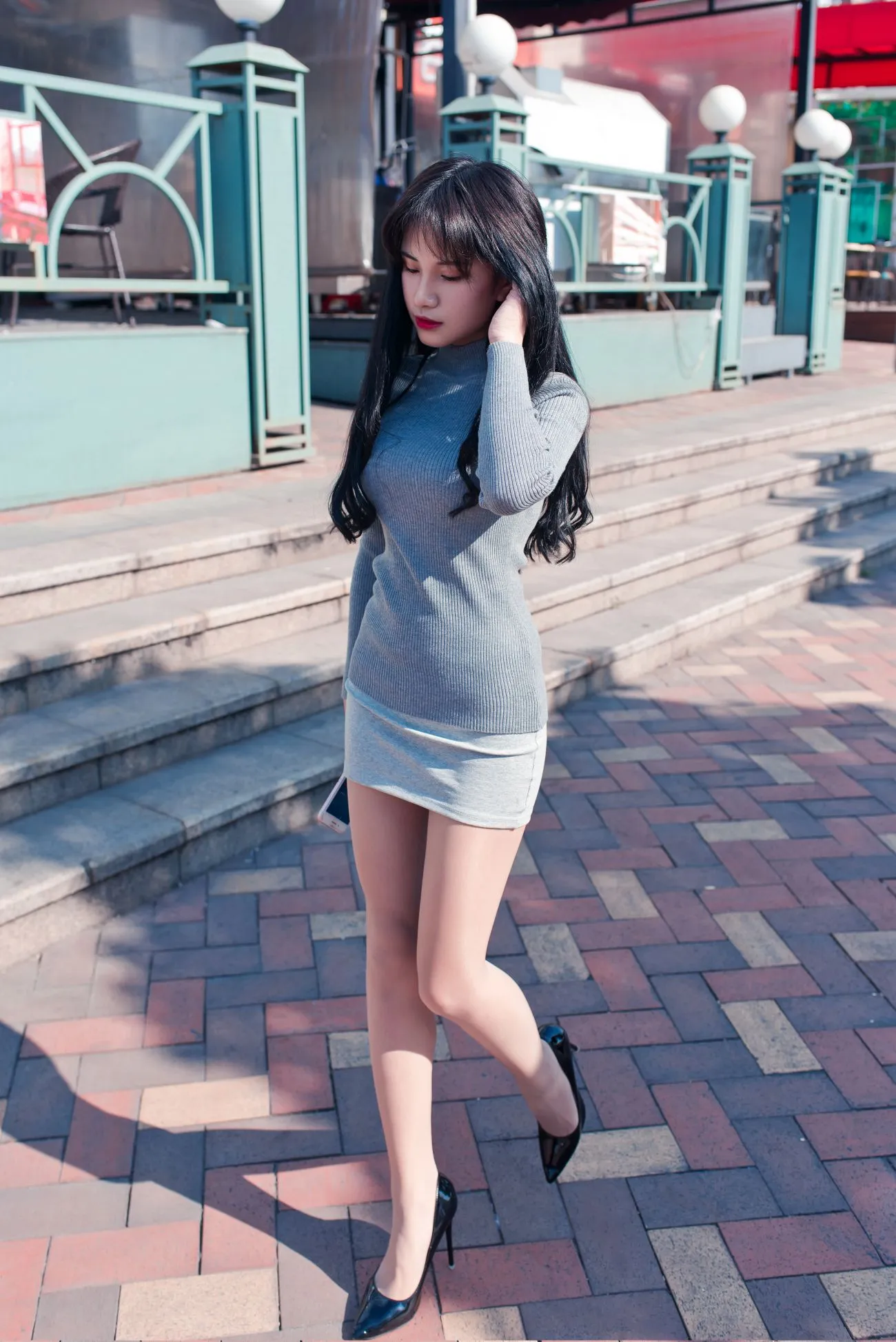 [街拍丝足] NO.084 休闲书屋里的短裙肉丝美女萌宝儿 #街拍丝足、美足#[79P]-003