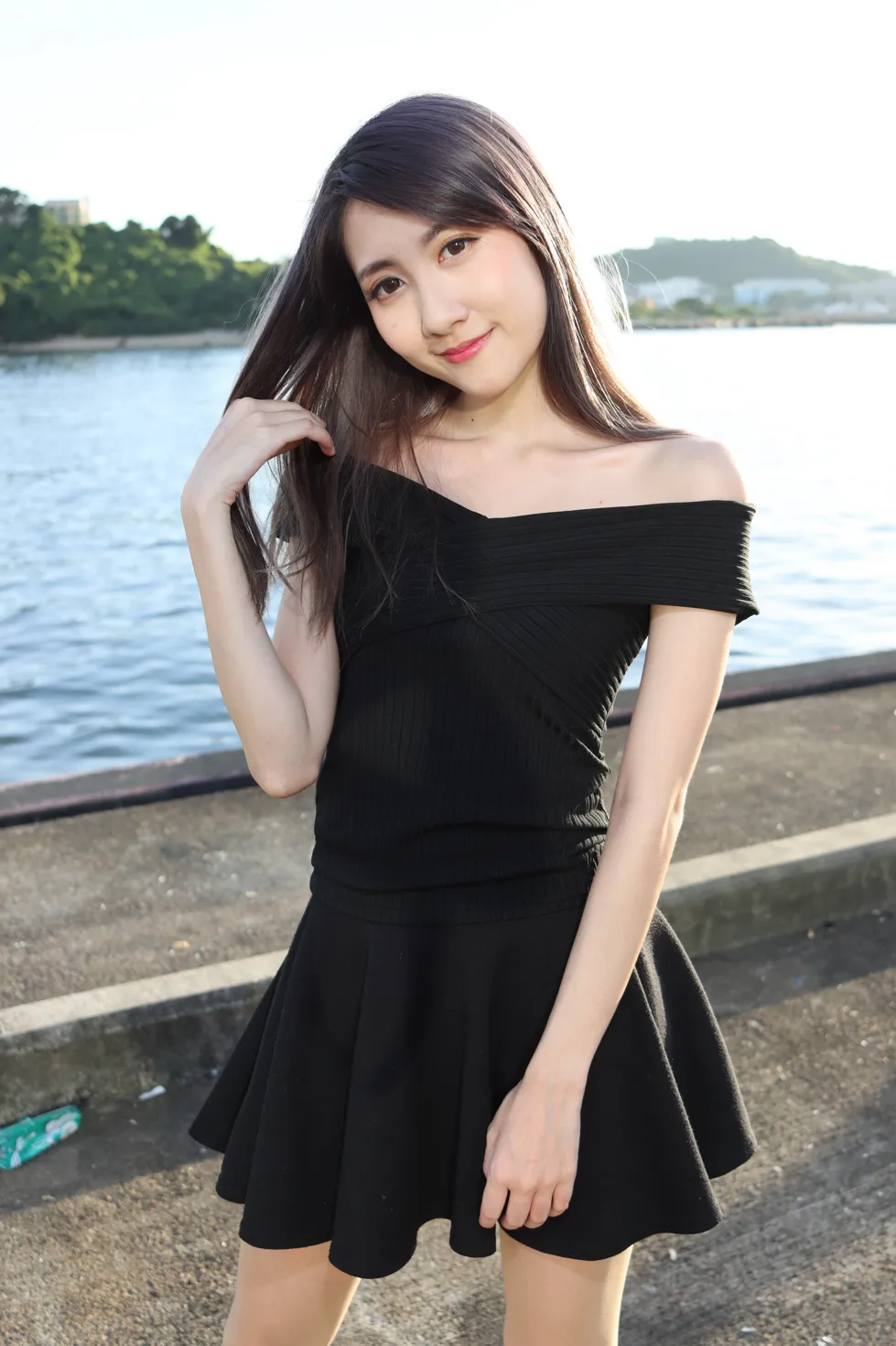 [街拍丝足] NO.140 Elaine Chung 连衣裙丝袜凉高美腿 #街拍丝足、美足#[73P]-051