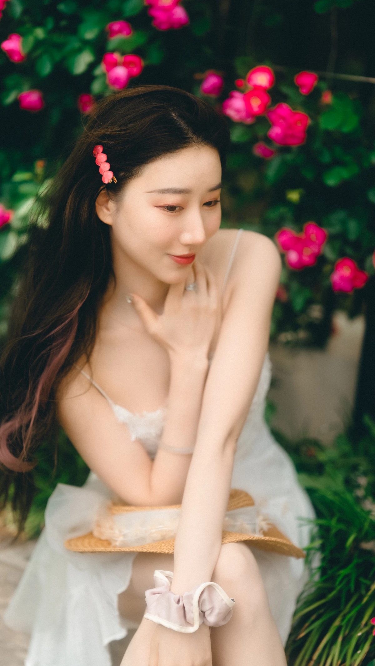 [艺图语]2023.05.20 Vol.3048 蔷薇花下#桃子#[47P]-022