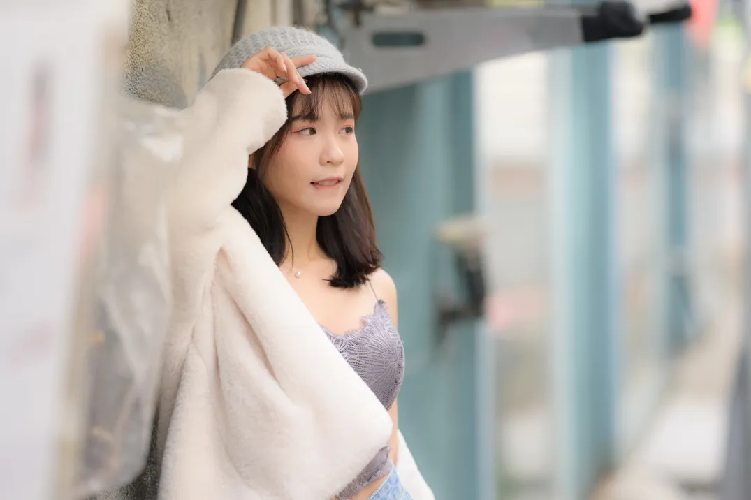 [街拍丝足] NO.215 YoYo 牛仔短裤长靴 #街拍丝足、美足#[109P]-094