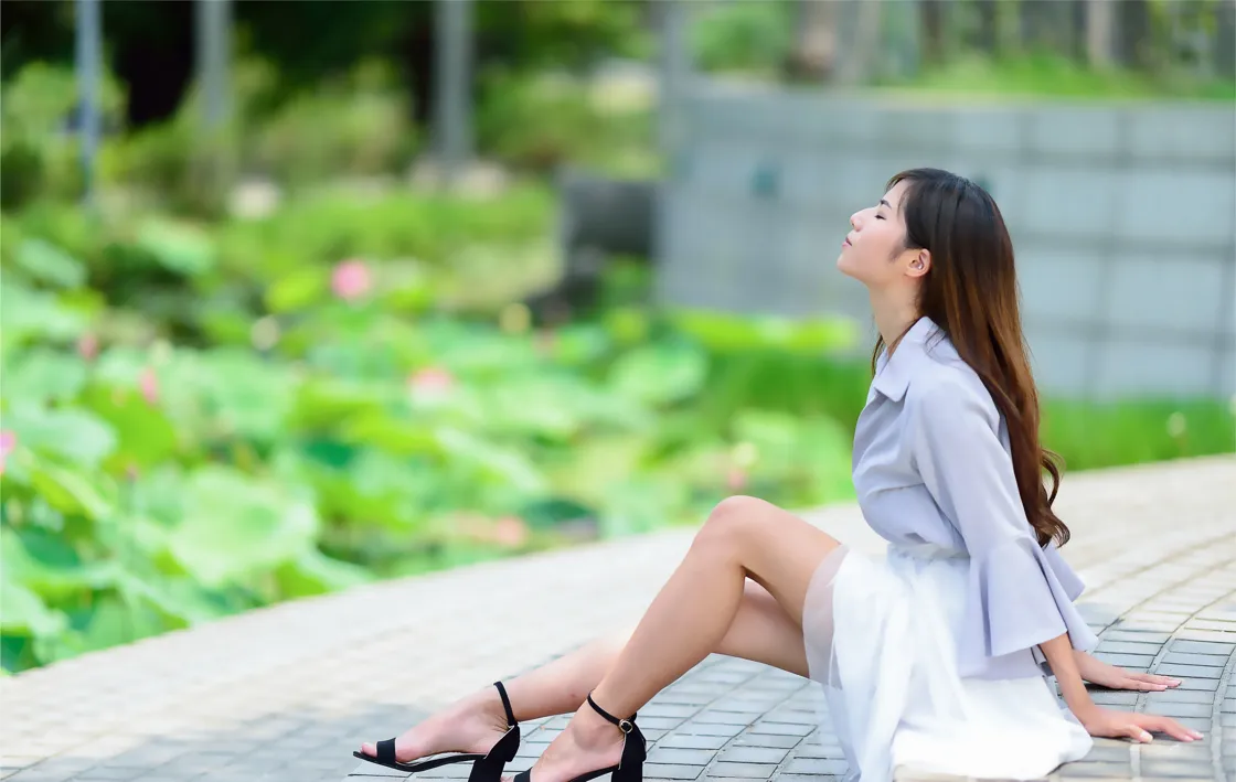[街拍丝足] NO.145 方唯真 飘逸长裙涼高美腿 #街拍丝足、美足#[184P]-060