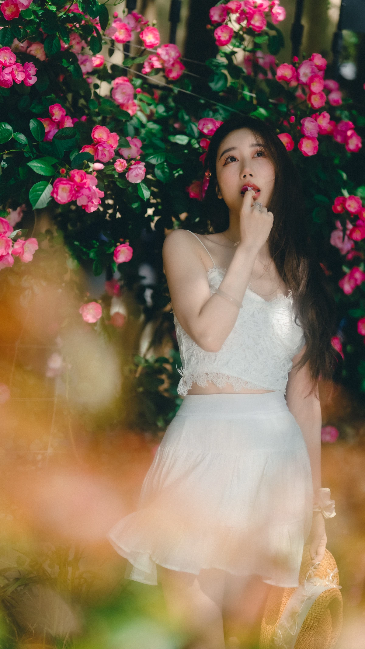 [艺图语]2023.05.20 Vol.3048 蔷薇花下#桃子#[47P]-011
