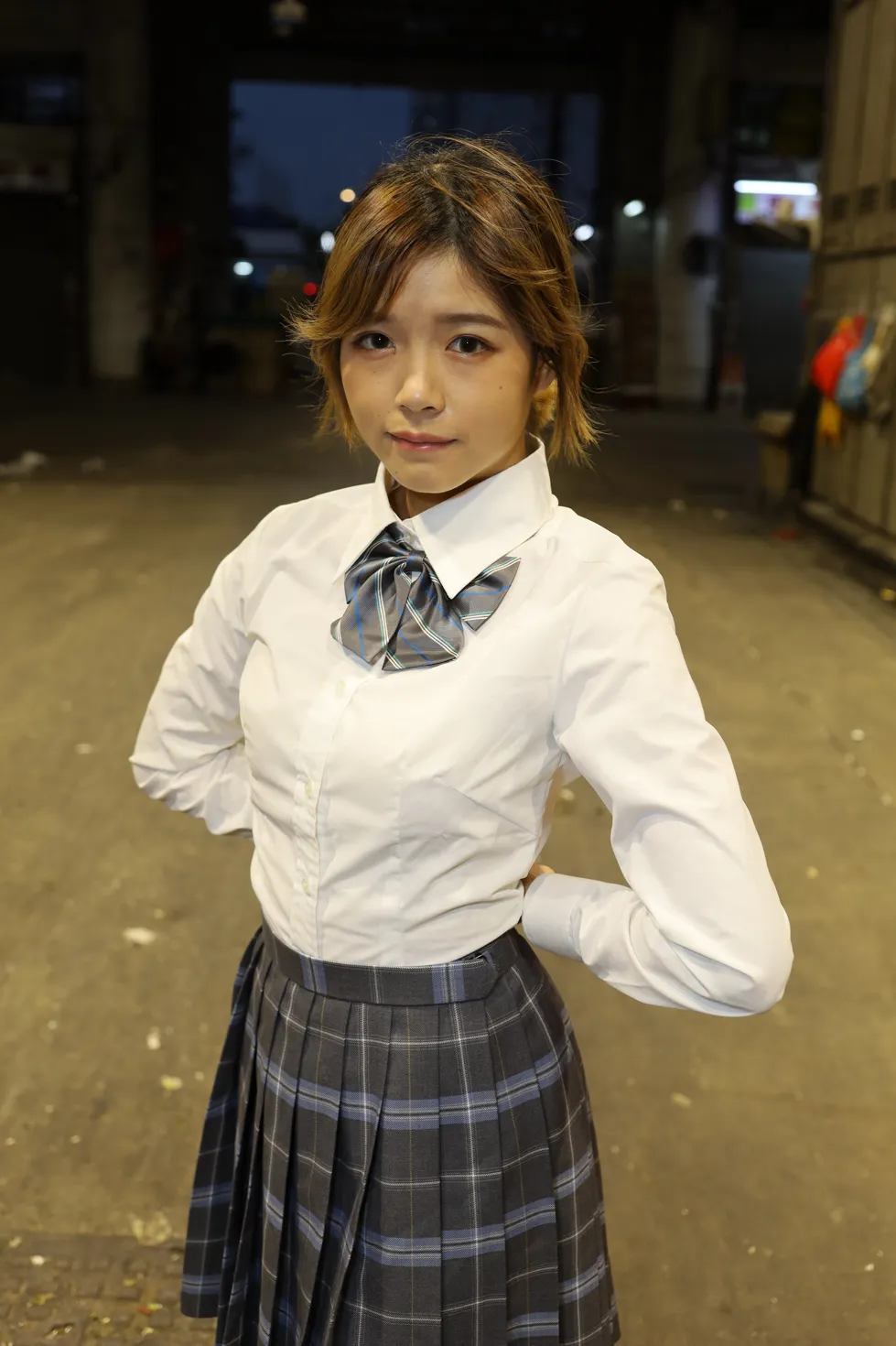 [街拍丝足] NO.144 Kandi 学生制服美腿 #街拍丝足、美足#[110P]-024