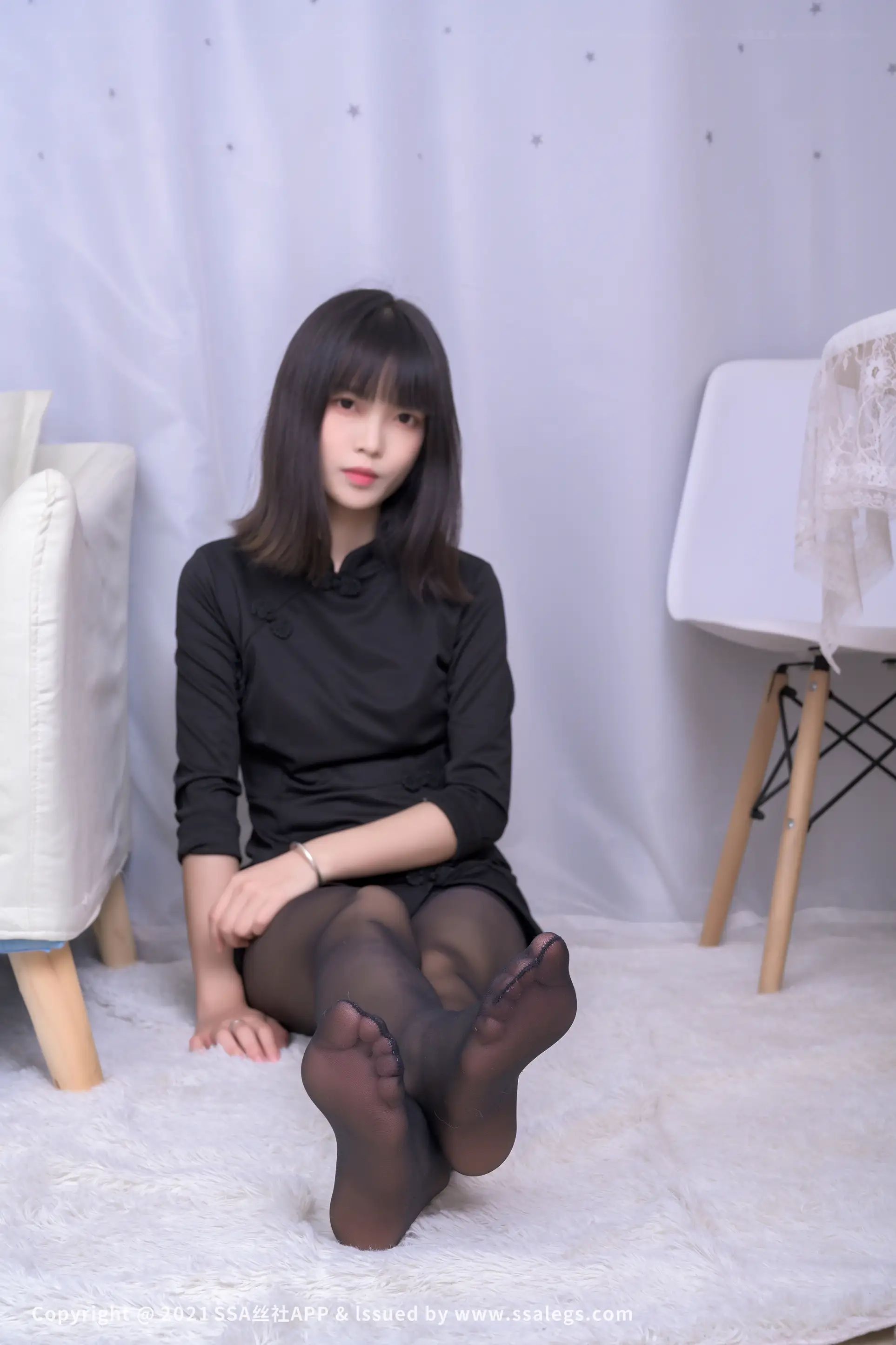 [SSA丝社] NO.727 腿模丹丹的黑丝美足(下)#[119P]-054