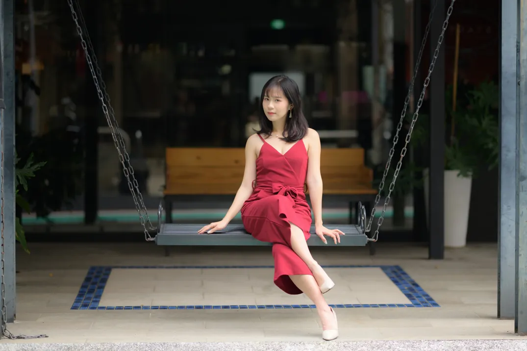 [街拍丝足] NO.217 YoYo 气质连衣长裤高跟  #街拍丝足、美足#[112P]-103