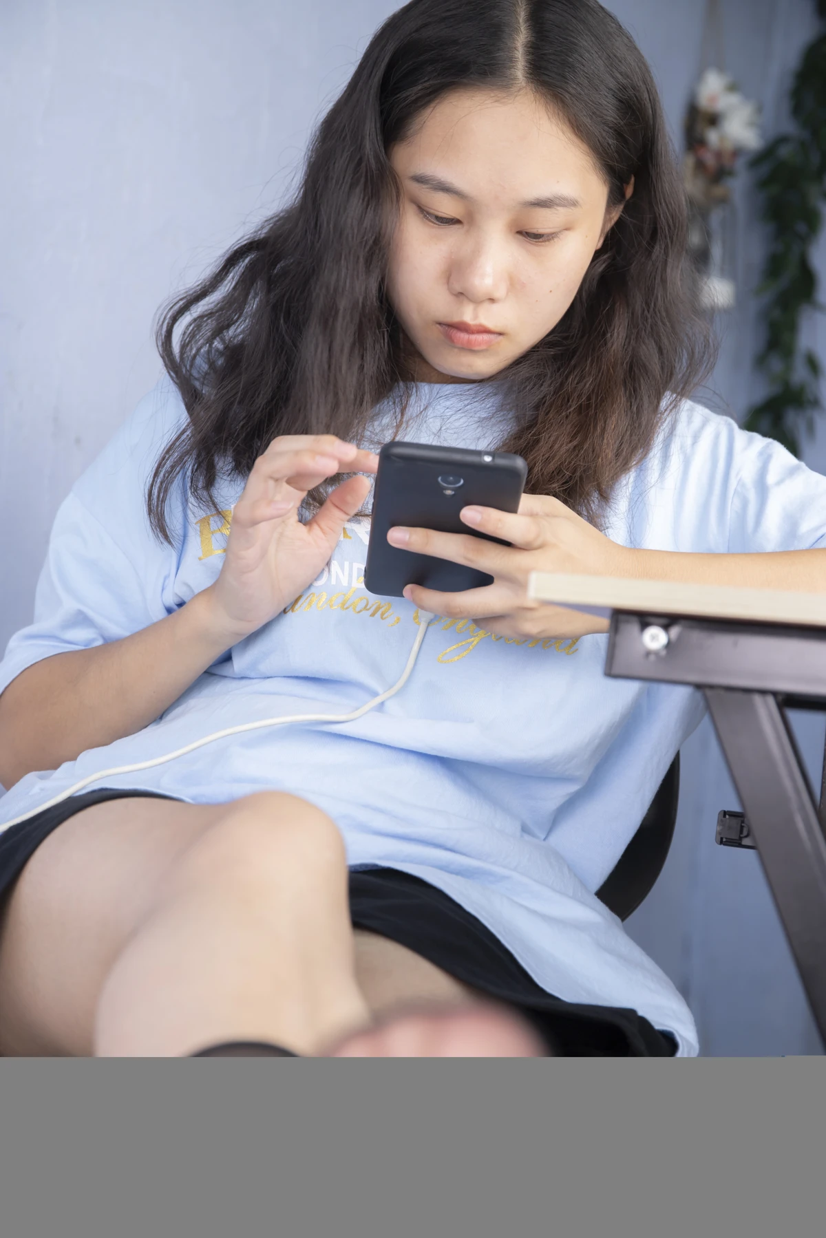 [南国足艺] NO.010 模特彭彭办公室秀透明黑丝美脚，各种姿势非常诱惑#南国足艺#[131P]-111