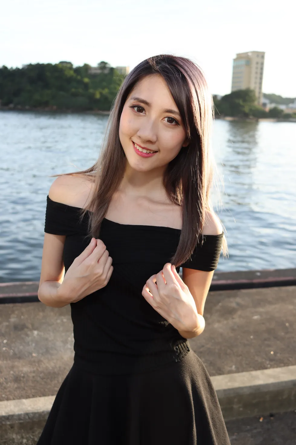 [街拍丝足] NO.140 Elaine Chung 连衣裙丝袜凉高美腿 #街拍丝足、美足#[73P]-057