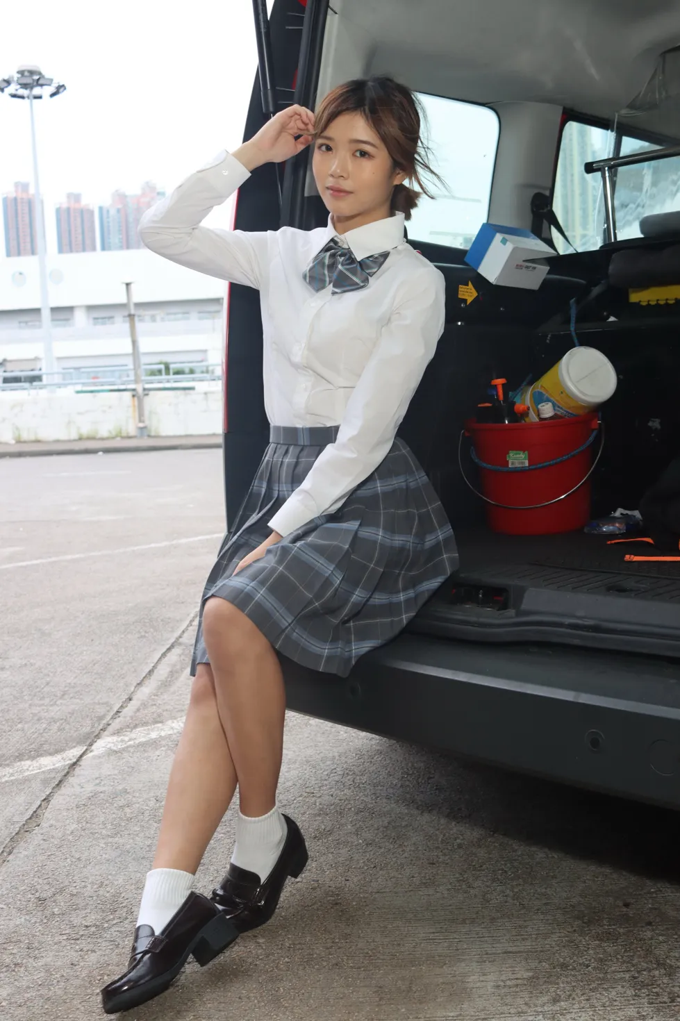 [街拍丝足] NO.144 Kandi 学生制服美腿 #街拍丝足、美足#[110P]-026