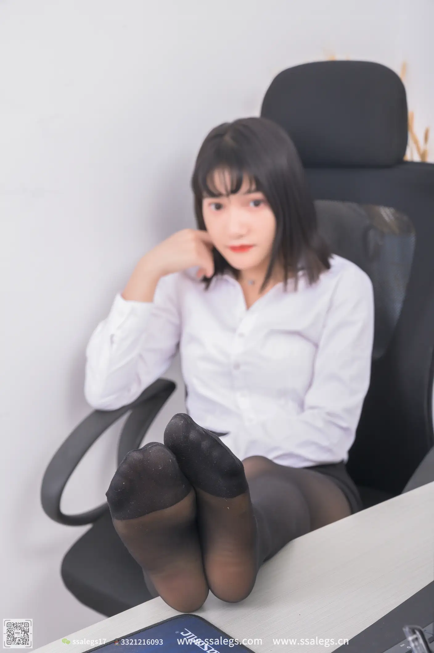 [SSA丝社] NO.530 冰冰 黑丝袜写真（下)、丝社、美足#[154P]-050