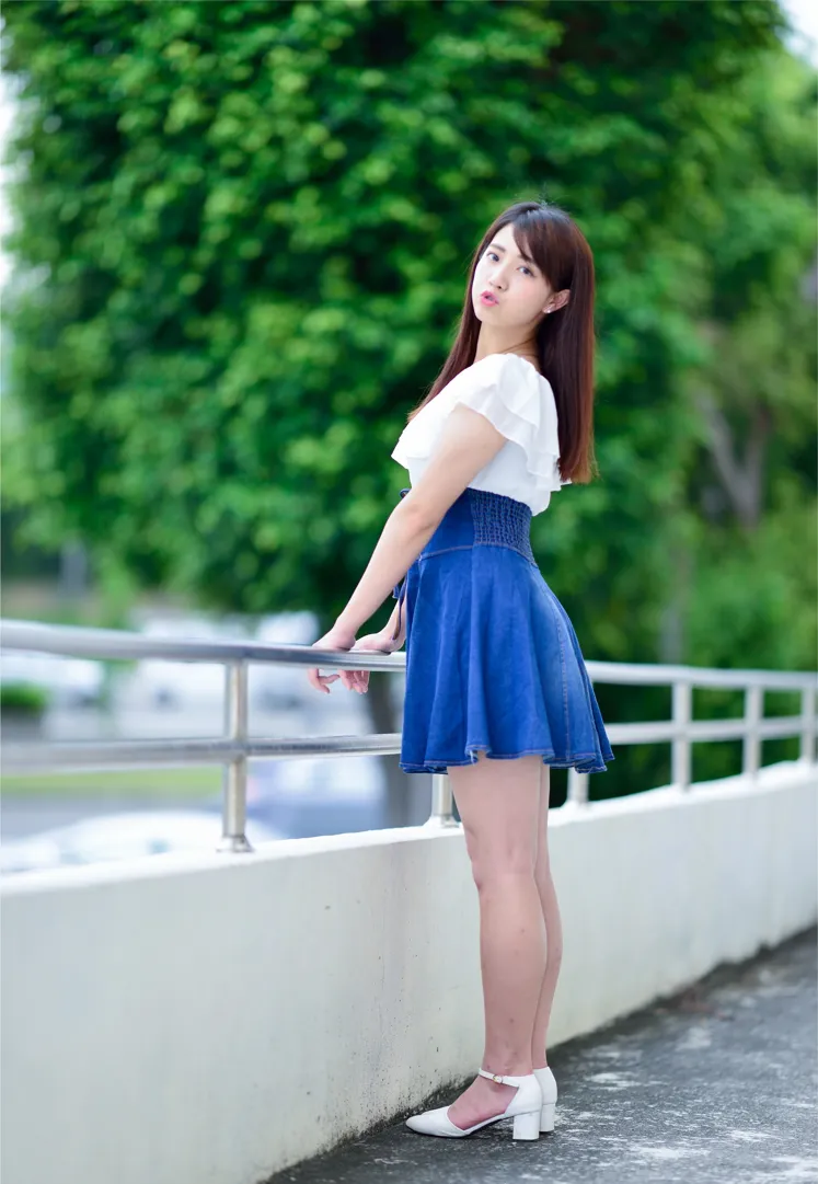 [街拍丝足] NO.168 姍姍 牛仔短裙涼高美腿 #街拍丝足、美足#[35P]-033