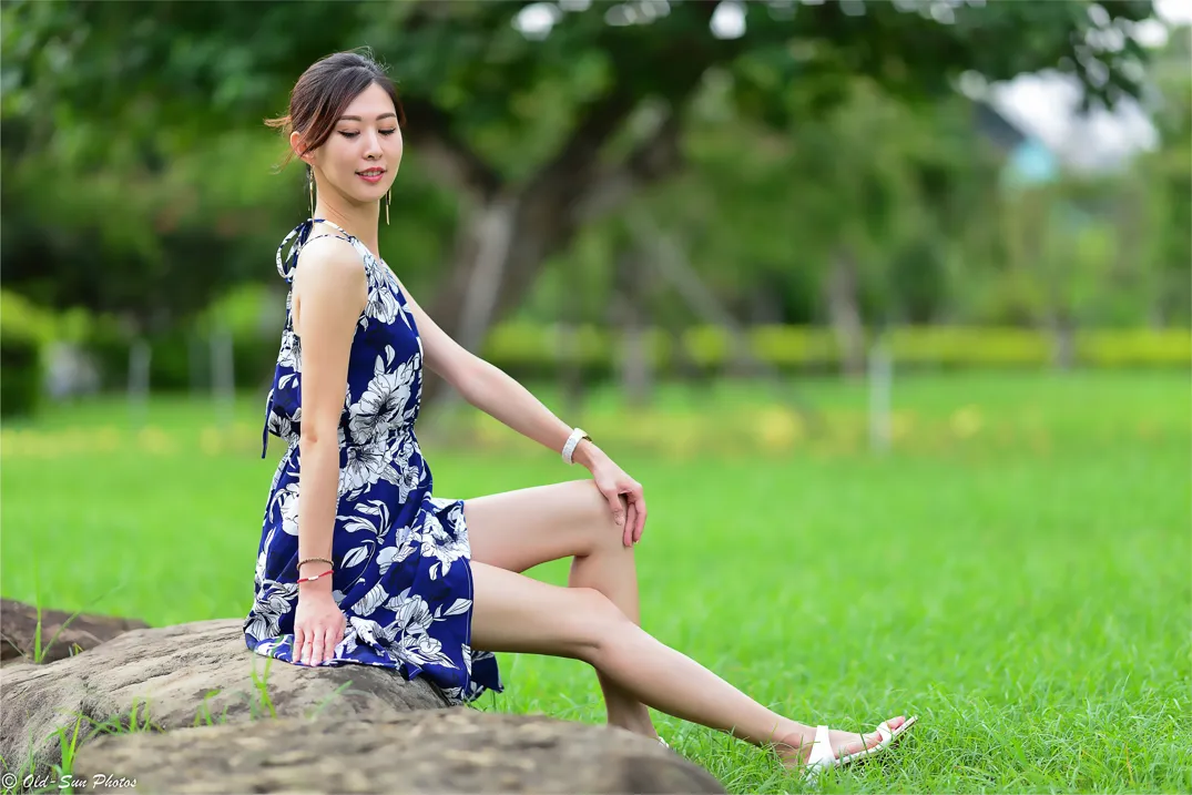 [街拍丝足] NO.196 赵婷婷 连衣裙凉高美腿 #街拍丝足、美足#[122P]-004