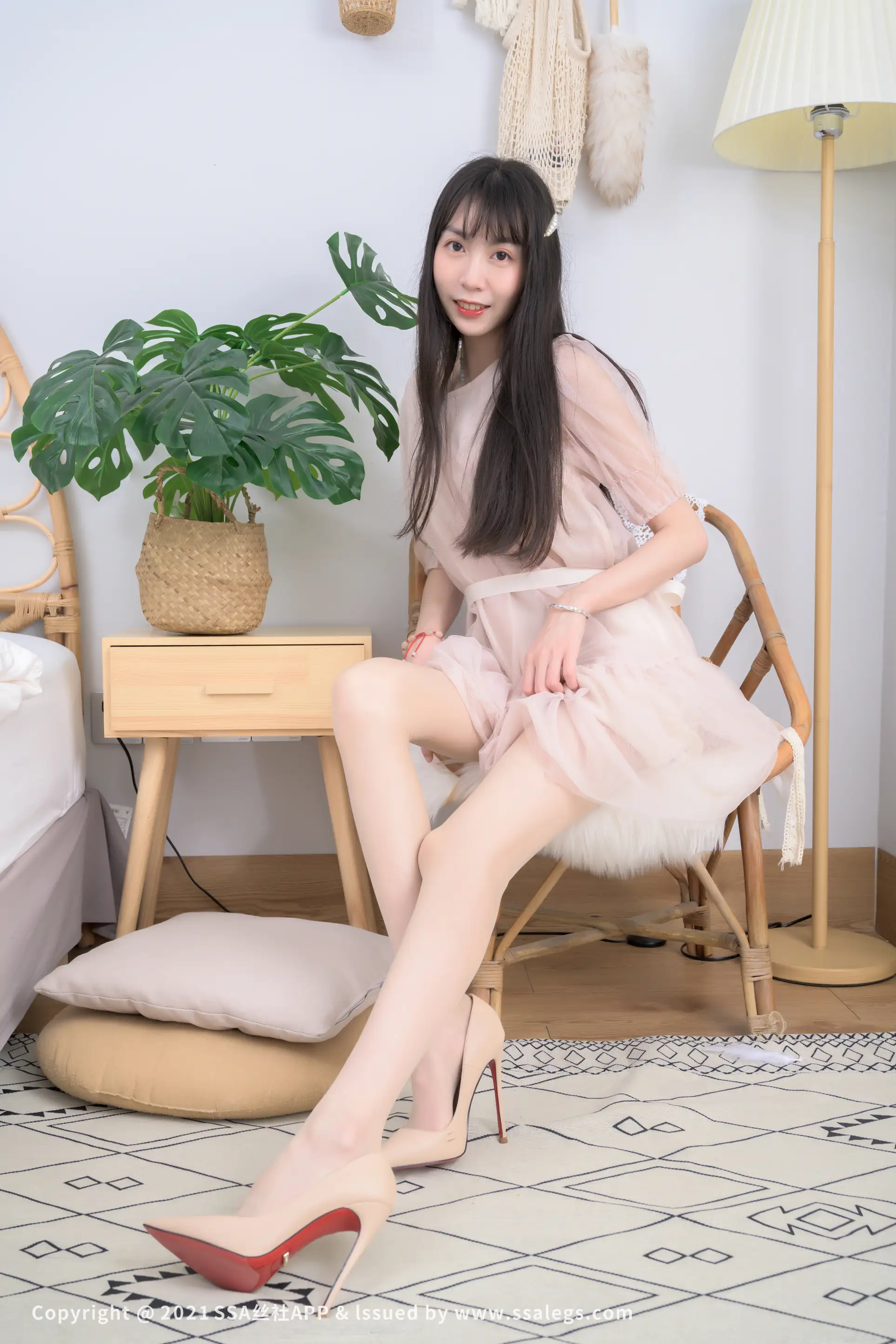[SSA丝社] NO.764 模特团团的肉色油亮开裆丝袜(上)#[124P]-068
