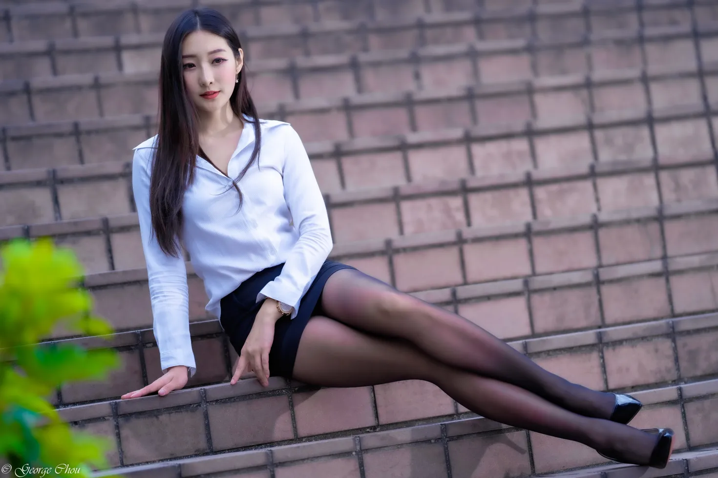 [街拍丝足] NO.131 吴小葵 OL黑丝高跟美腿 #街拍丝足、美足#[39P]-032