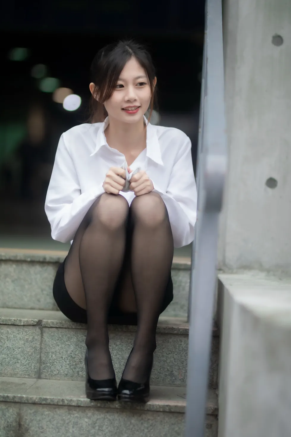 [街拍丝足] NO.128 Dolly Liu OL黑丝高跟美腿 #街拍丝足、美足#[31P]-031