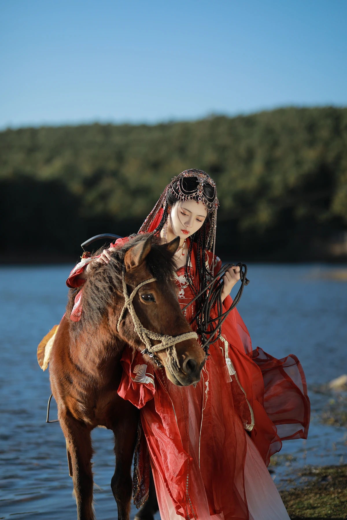 [艺图语]2023.01.13 Vol.2909 夕阳流火风舞沙，落日余晖映彩霞#吾岁#[23P]-018