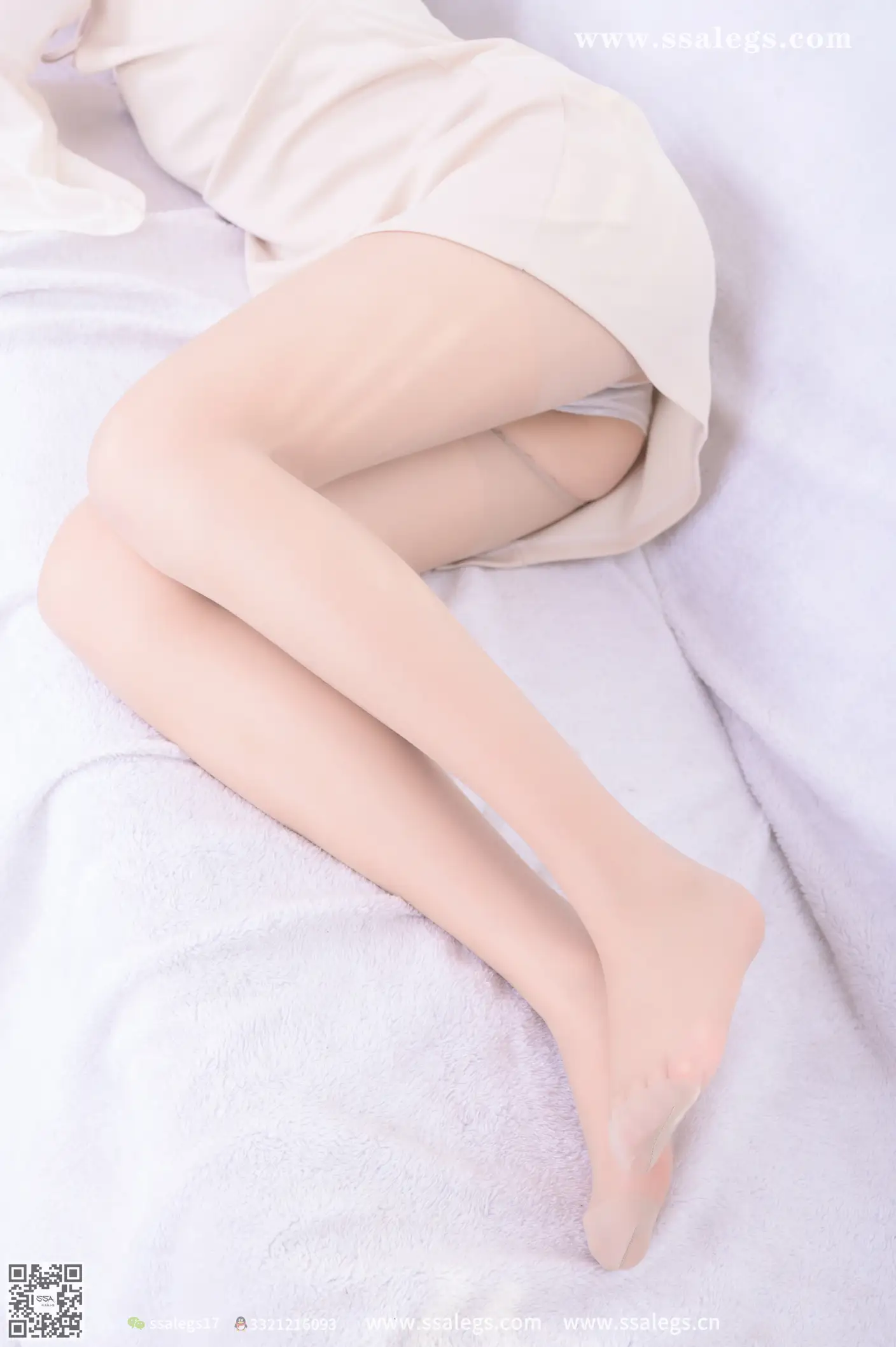 [SSA丝社] NO.446 素素 简简单单的穿开裆丝袜(下)、丝社、美足#[130P]-100