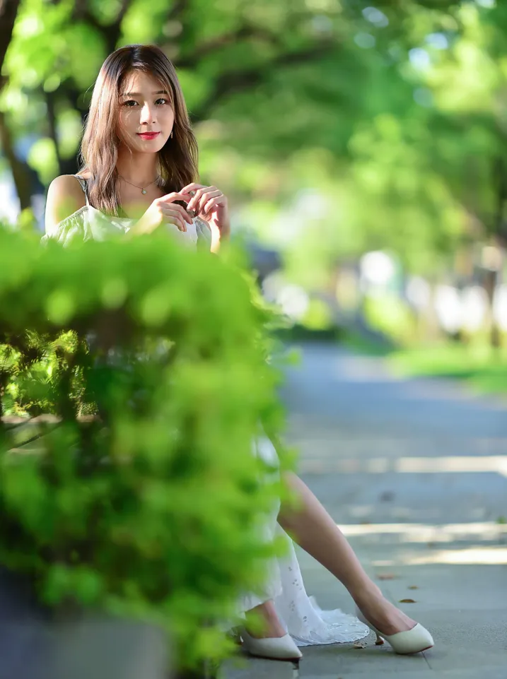 [街拍丝足] NO.200 vivi曹媛媛 吊带高衩长裙高跟美腿 #街拍丝足、美足#[113P]-101