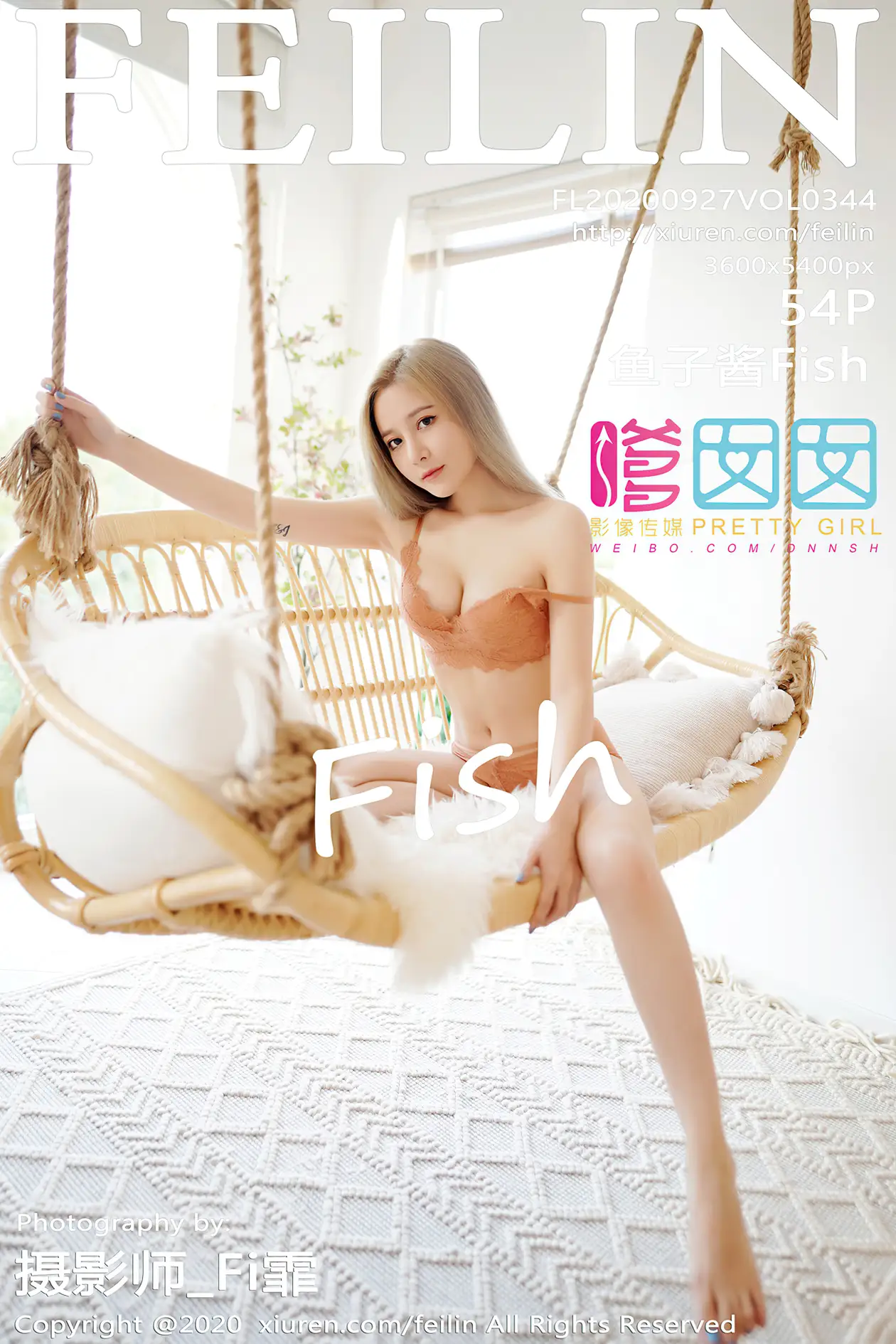 [嗲囡囡] 2020.09.27 VOL.344 – 鱼子酱Fish[55P]-PicJJ