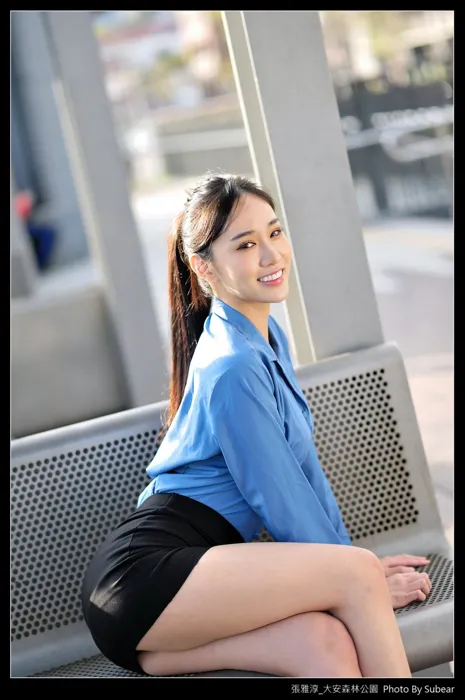[街拍丝足] NO.091 张雅淳 大安森林 高跟美腿外拍 #街拍丝足、美足#[54P]-029