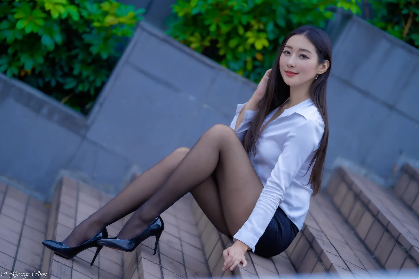 [街拍丝足] NO.131 吴小葵 OL黑丝高跟美腿 #街拍丝足、美足#[39P]-035