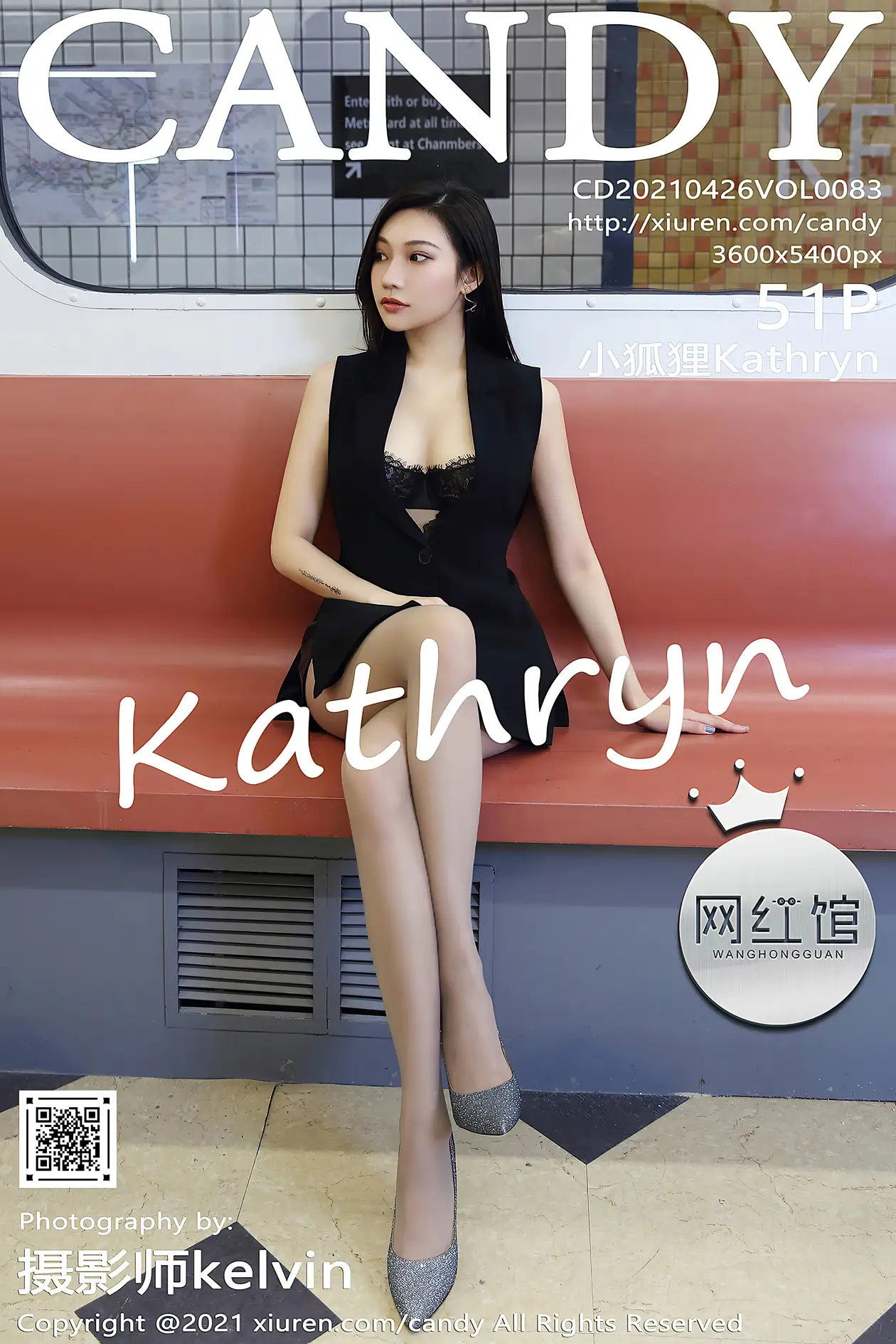 [糖果画报] 2021.04.26 Vol.083 – 小狐狸Kathryn[52P]-PicJJ