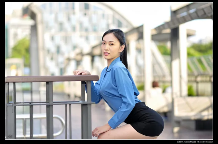 [街拍丝足] NO.091 张雅淳 大安森林 高跟美腿外拍 #街拍丝足、美足#[54P]-040