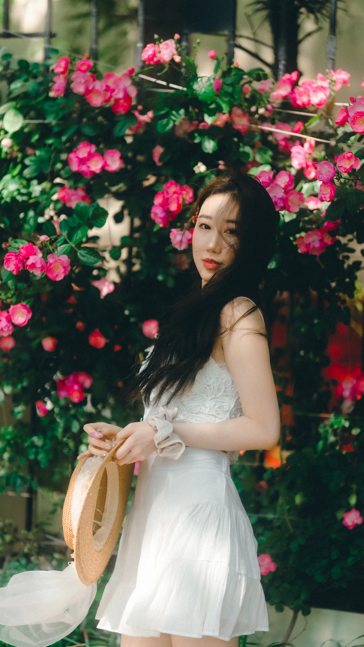 [艺图语]2023.05.20 Vol.3048 蔷薇花下#桃子#[47P]-012