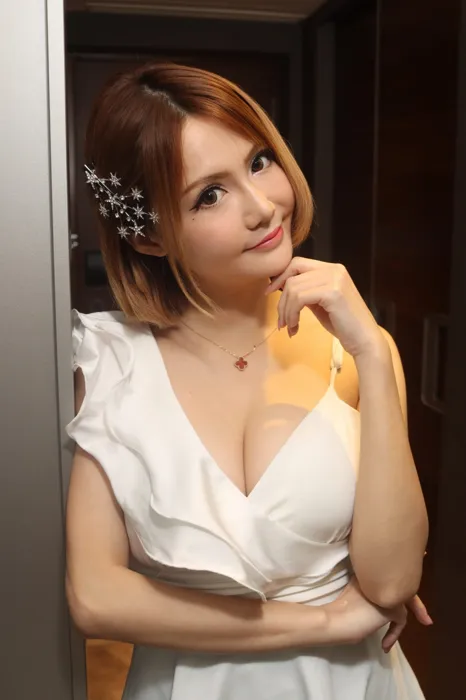 [街拍丝足] NO.092 Memi 白色短禮服 高跟美腿外拍 #街拍丝足、美足#[95P]-049