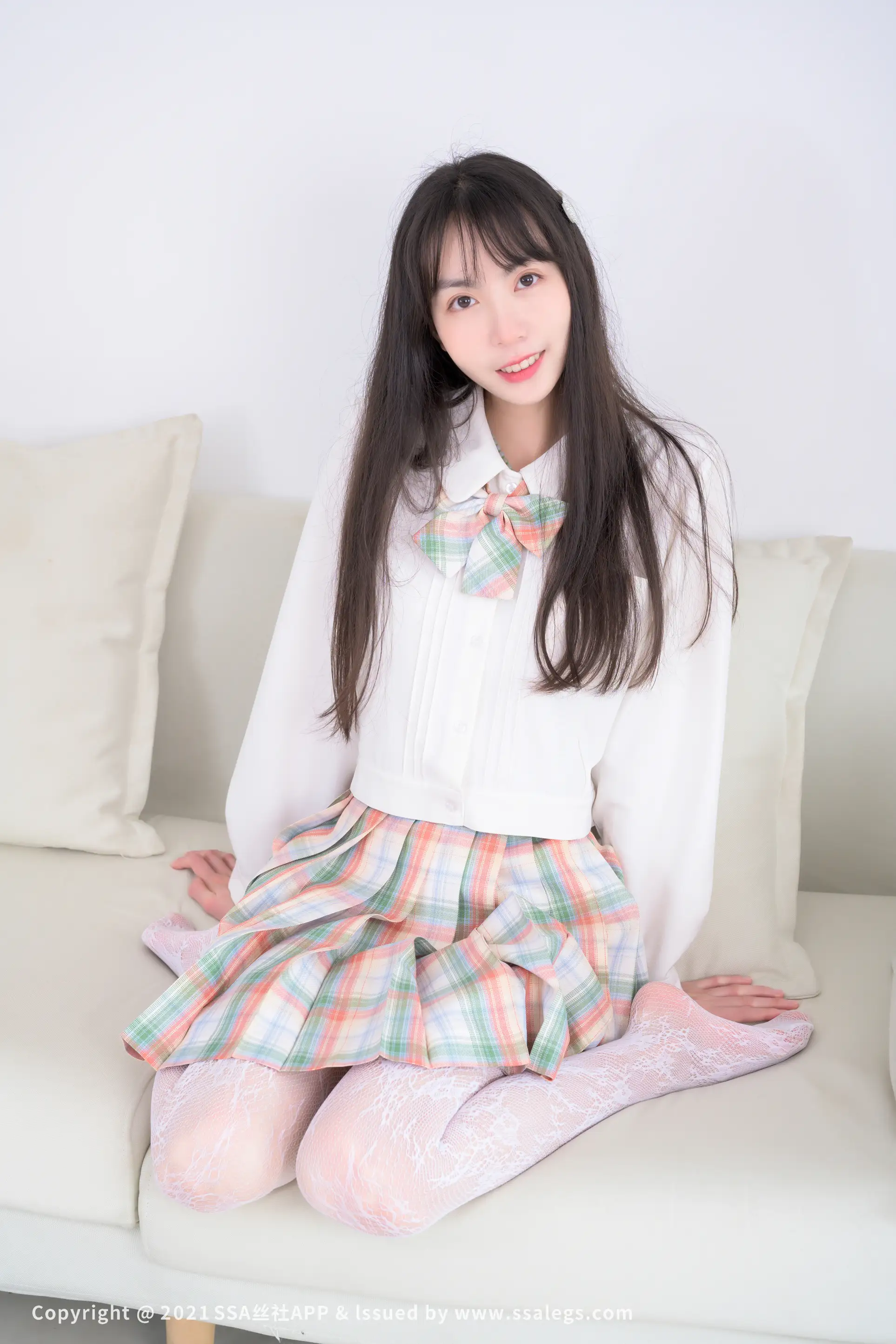 [SSA丝社] NO.676 腿模团团的白色网袜(上)#[109P]-104