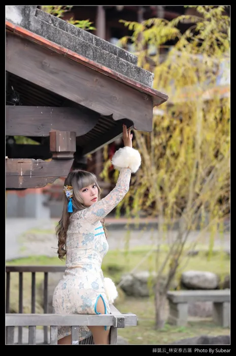 [街拍丝足] NO.069  薛凯云 林安泰古厝 高跟美腿外拍 #街拍丝足、美足#[76P]-057