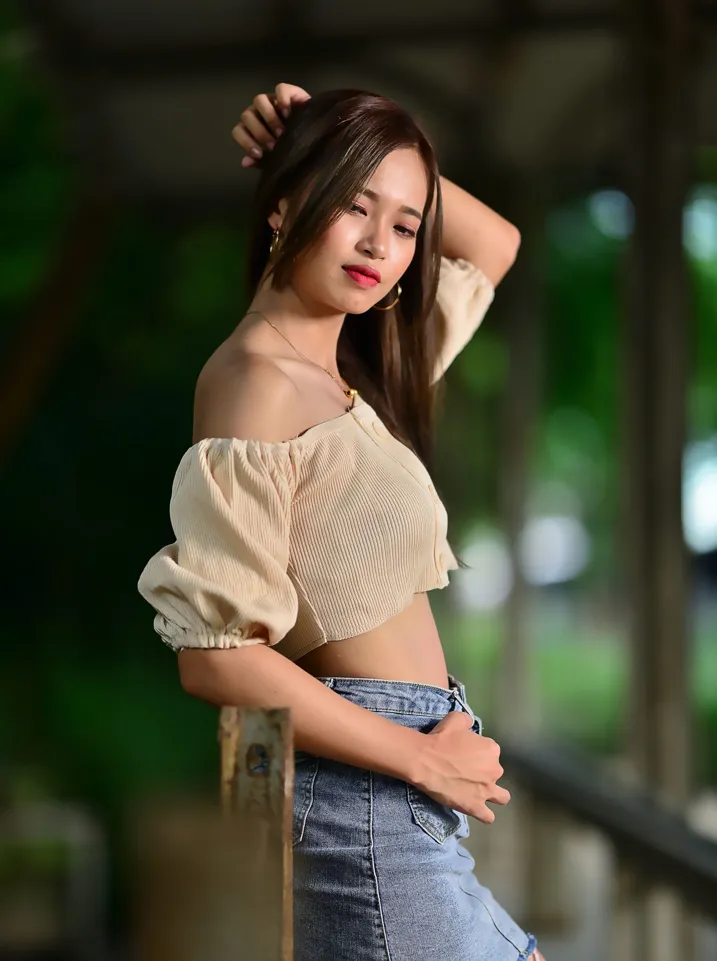 [街拍丝足] NO.203 许筱真 牛仔短裙高跟美腿 #街拍丝足、美足#[73P]-068
