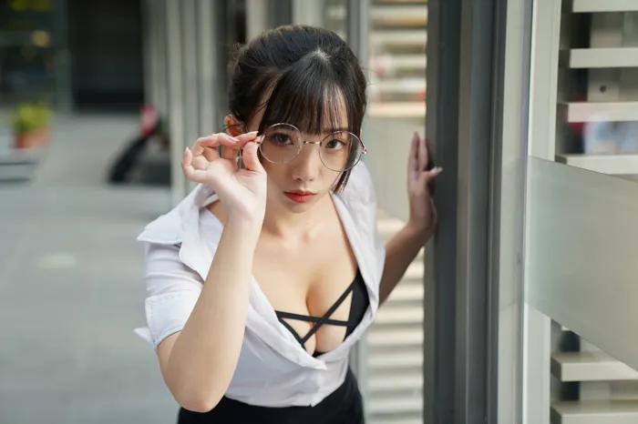 [街拍丝足] NO.078  陈家琳 OL短裙 高跟美腿外拍 #街拍丝足、美足#[100P]-072