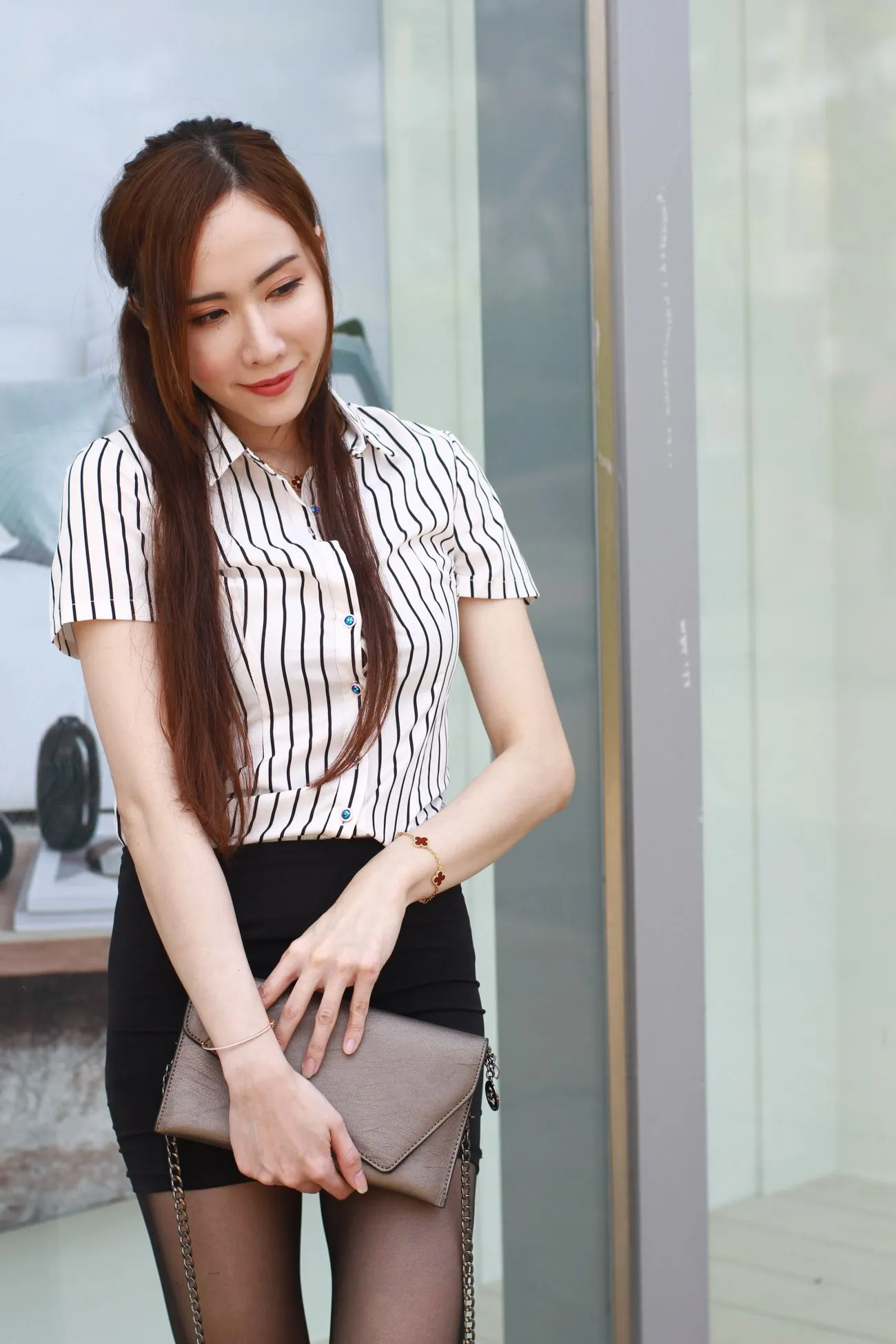 [街拍丝足] NO.073  Dora妍希 OL黑丝高跟美腿 #街拍丝足、美足#[82P]-026