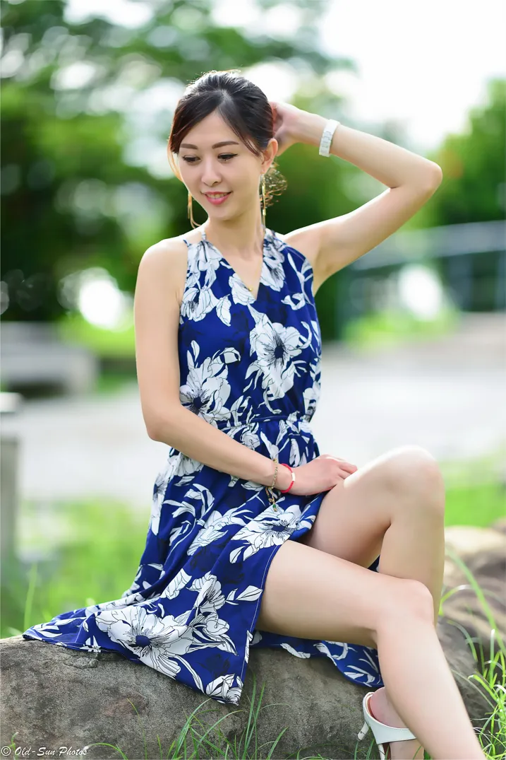 [街拍丝足] NO.196 赵婷婷 连衣裙凉高美腿 #街拍丝足、美足#[122P]-030