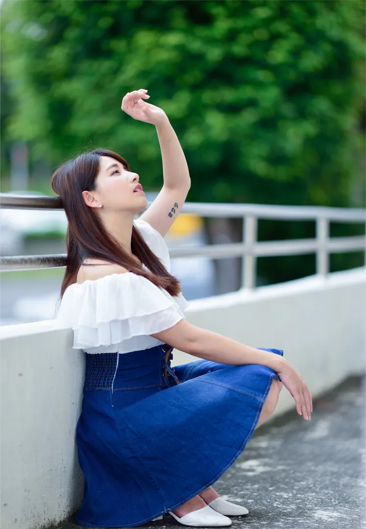 [街拍丝足] NO.168 姍姍 牛仔短裙涼高美腿 #街拍丝足、美足#[35P]-016