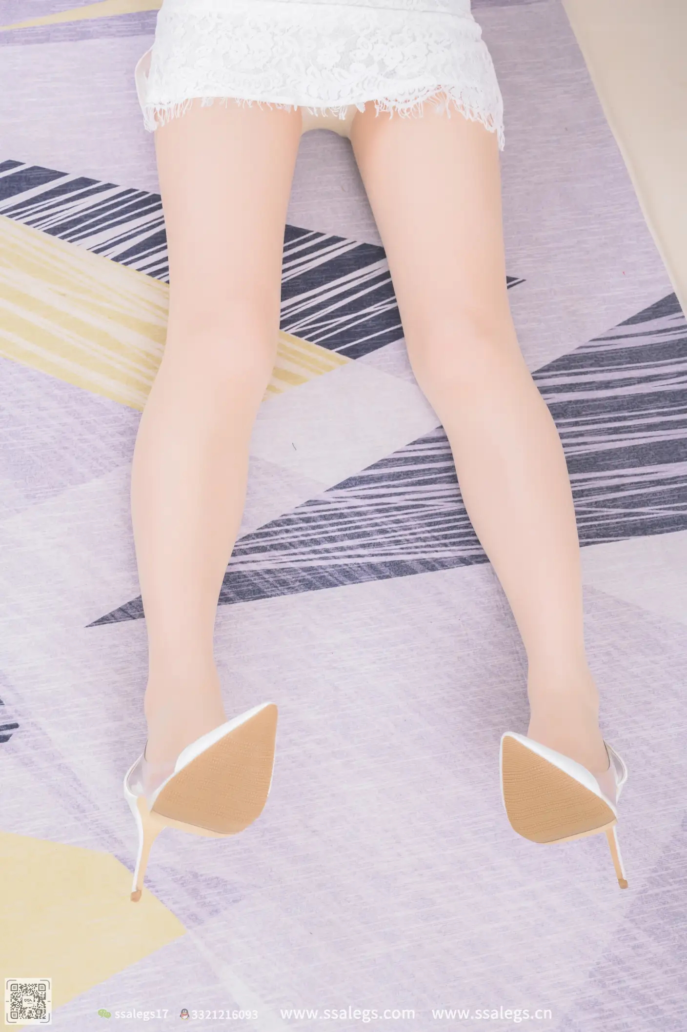 [SSA丝社] NO.505 冰冰 旗袍肉丝袜写真（上)、丝社、美足#[134P]-081