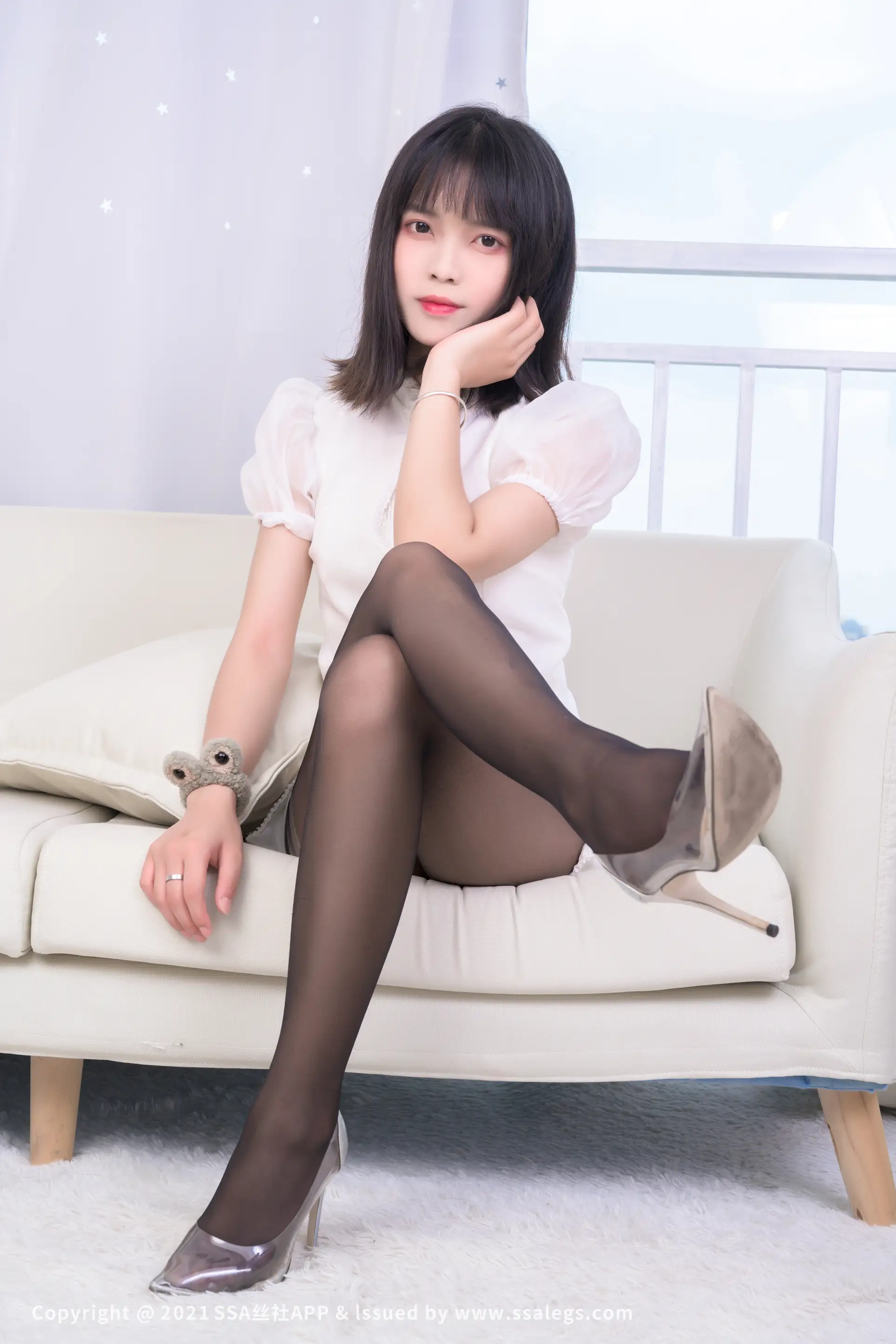 [SSA丝社] NO.664 腿模丹丹的黑丝袜美足(上)#[118P]-016