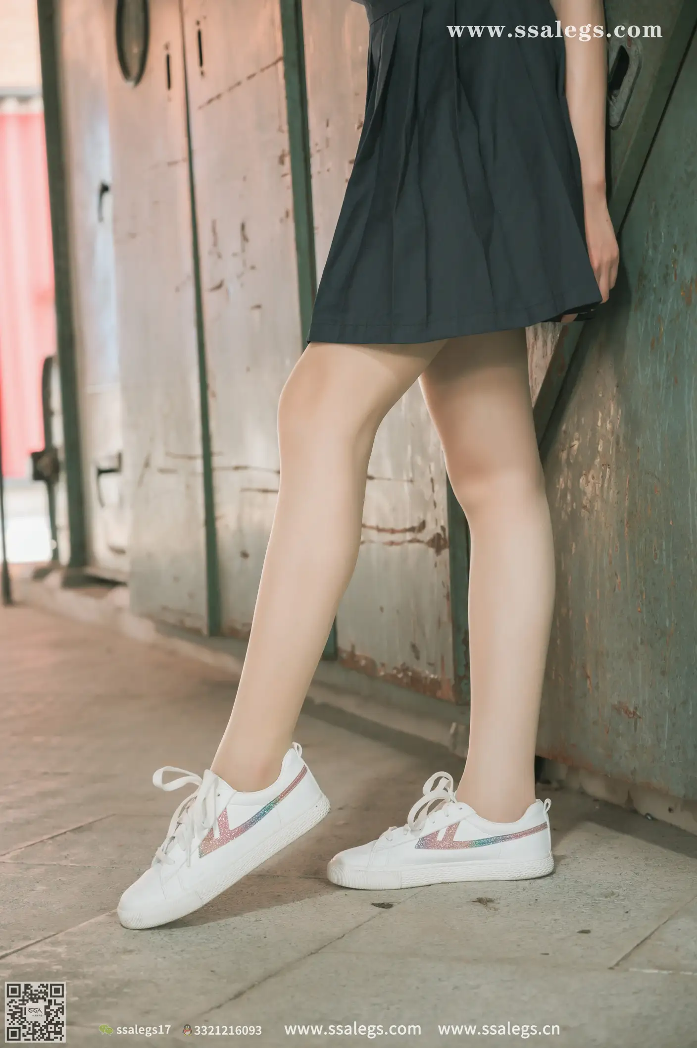 [SSA丝社] NO.421 漫漫白色jk制服肉丝写真(上)、丝社、美足#[135P]-116