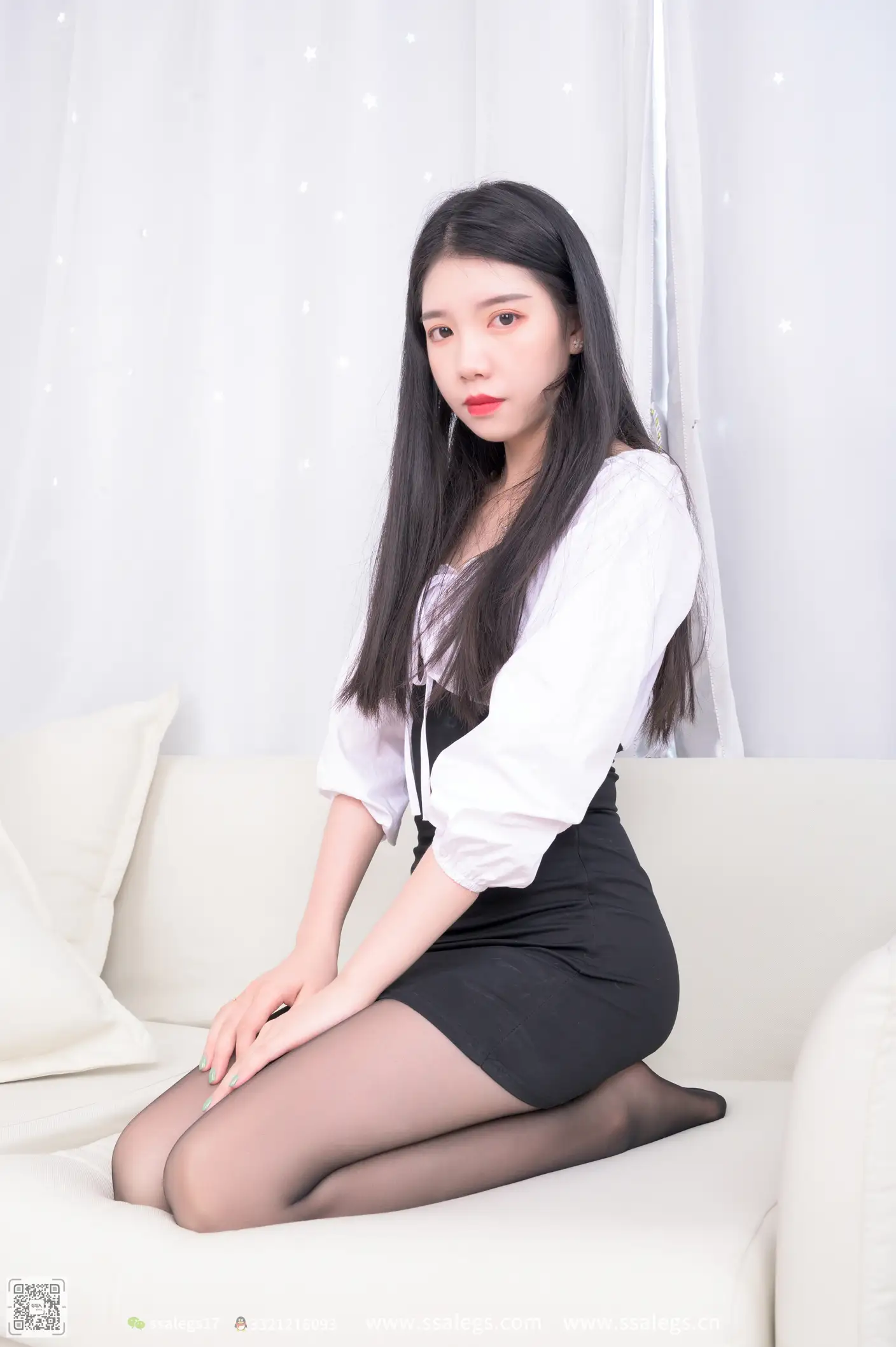 [SSA丝社] NO.517 秋秋 黑丝写真（下)、丝社、美足#[122P]-118