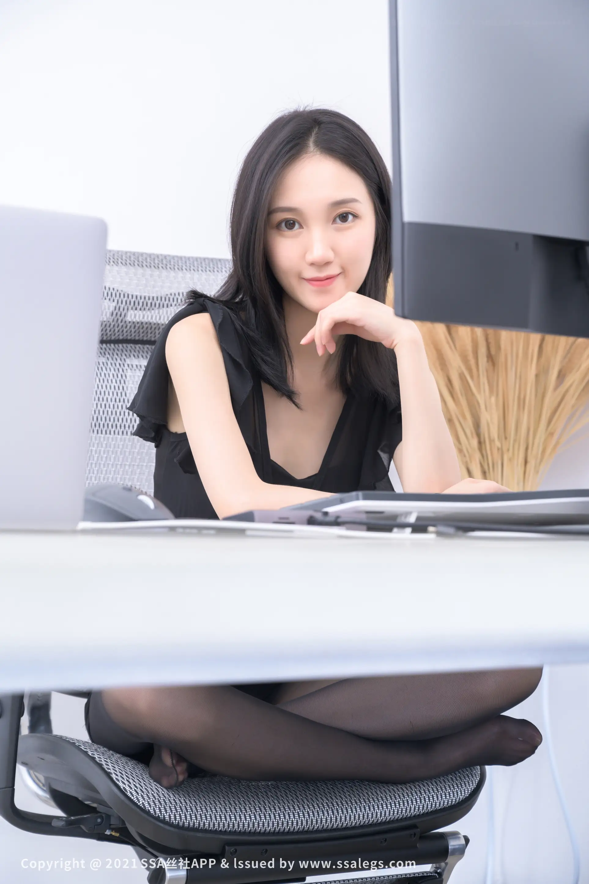 [SSA丝社] NO.781 模特晶晶的黑丝袜美脚(下)#[153P]-045